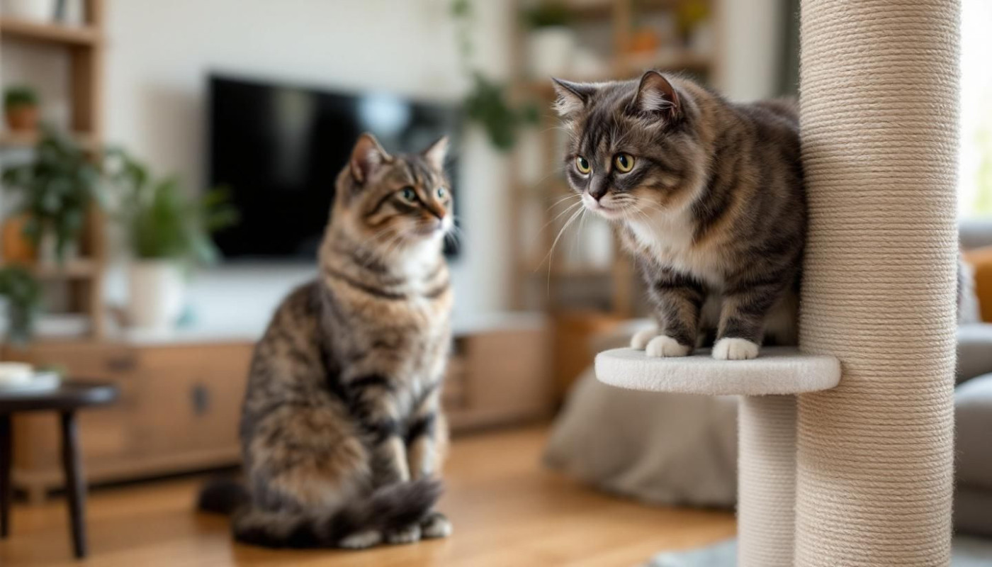 Wie wählt man den perfekten Kratzbaum für große Katzen aus?